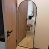 Aluminum Alloy Full Length Arch Floor Mirror