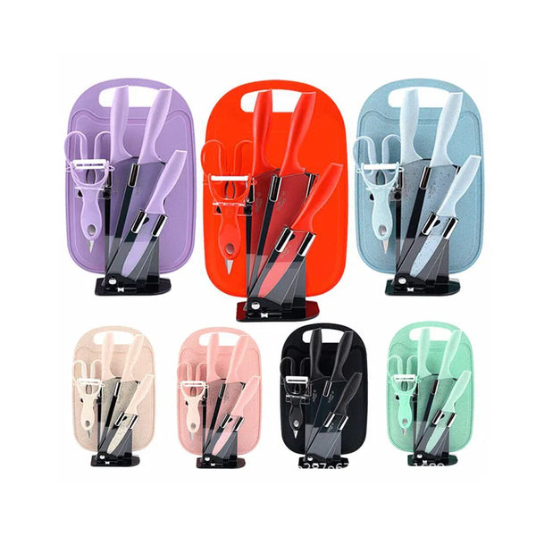 7pcs Stainless Steel Kitchen Knife Set