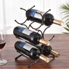 European Simple Style Multi-Bottle Iron Wine Rack