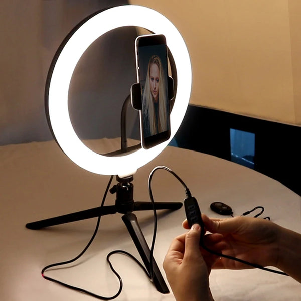 Selfie Ring Light With Tripod Stand
