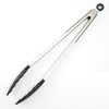 Durable Stainless Steel and Silicone Kitchen Tong for mixing, serving, and food preparation.