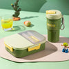 4-Compartment Bento Lunch Box and Bottle