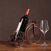 Retro Bicycle Wine Glass Holder and Fruit Basket Display Rack