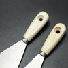 Carbon Steel Putty Knife with Wooden Handle