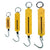 Pocket Balance Portable Spring Hand Scale set showcasing various sizes for weighing items.