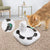 Cat interacting with the Automatic Interactive IQ Puzzle Feeder Toy for rewarding playtime and mental stimulation.