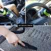 Portable Hand Rechargeable USB Charging Car Vacuum Cleaner in action, cleaning car interior with powerful suction.