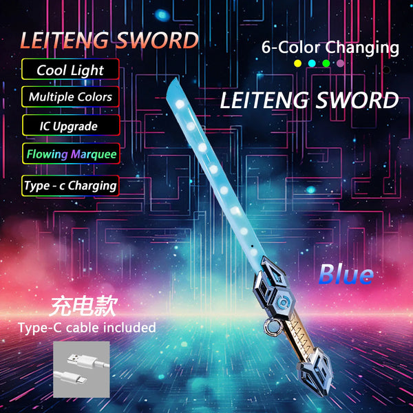 LED Motion-Activated Kids Light-Up Saber Toy featuring cool light effects and multiple colors, perfect for imaginative play.