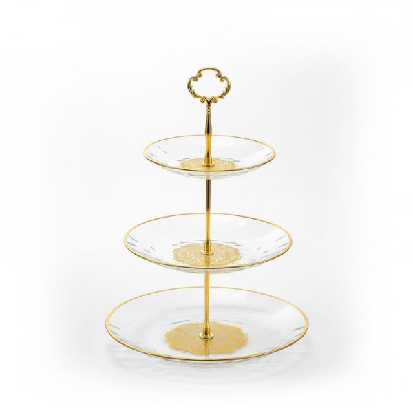 Transparent Resin Cake Stand