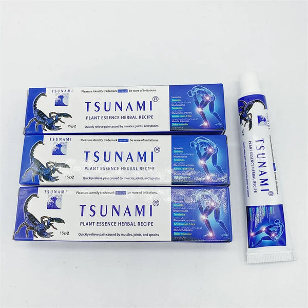 Natural Menthol Ointment Breathing Relief Balm for pain relief, featuring three tubes and one applicator.
