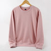 Unisex Oversized Blank Hoodies in soft pink fabric displayed on a hanger.