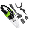 Portable Hand Rechargeable USB Charging Car Vacuum Cleaner with accessories including hose and brush.