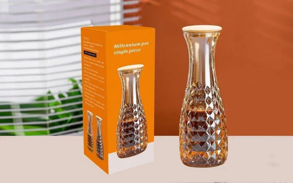7-Piece Diamond Pattern Glass Water Set