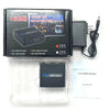 HDMI Splitter Full HD Signal Distributor with packaging, power adapter, and user manual on display.
