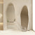 4mm Glass Wavy Asymmetric Full Body Floor Mirror
