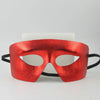 Luxury Venetian Masquerade Party Mask in shiny red design, perfect for themed events and formal celebrations.