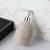 Home Decor Vase Luxury Hand Wash Soap Dispenser with a modern stone texture and chrome pump design.