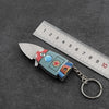 Mini Folding Pocket Knife with Damascus Blade