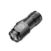 Mini Rechargeable LED Torch featuring a compact design and powerful illumination for outdoor and emergency use.