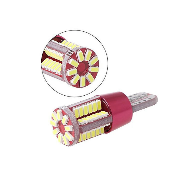 T10 W5W Car LED Interior Dome Light close-up view showcasing bright LED bulbs and design for vehicle lighting enhancement.