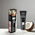 Coconut Charcoal Toothpaste Mint Extract packaging with coconut on a gray background, promoting natural whitening.