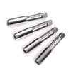 110-Piece Tap and Die Set with Case, featuring four metal taps for creating accurate threads.
