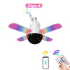 4-Leaves Smart LED Bulb Bluetooth Speaker Projection Light