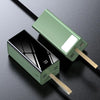 Outdoor 50000mAh Power Bank Station in black and green with multiple USB ports.