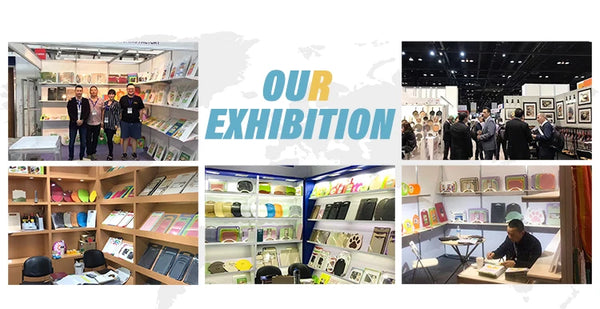 Apple Shape Plastic Cutting Board showcased at our exhibition, featuring vibrant designs and functional displays.