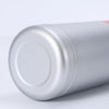 Bottom view of a Stainless Steel Vacuum Insulated Flask showcasing its sleek design and metallic finish.