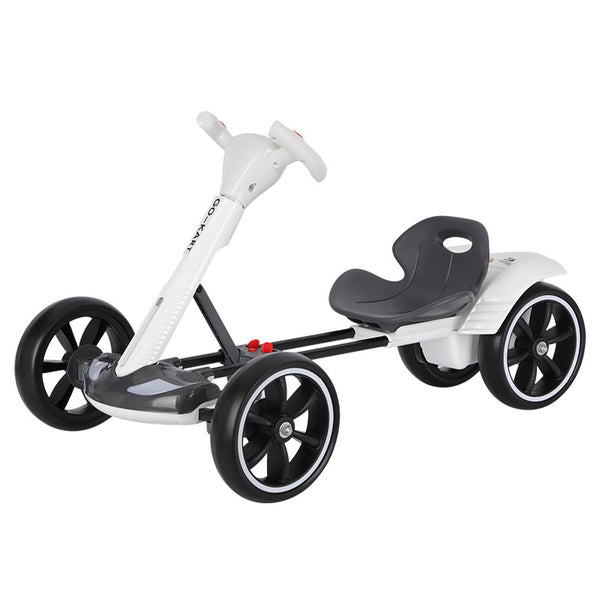 Foldable Children's Electric Four-Wheeler Kart showcasing a durable ride-on vehicle for kids' outdoor fun.