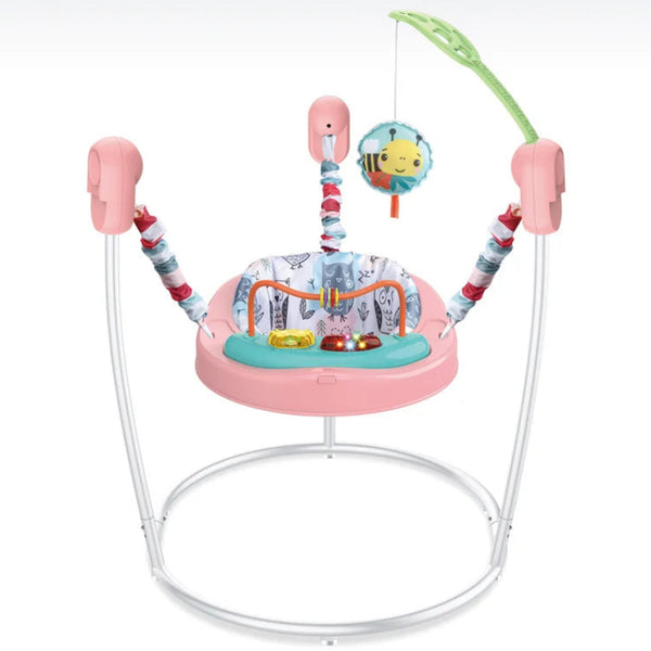 Baby Learning Jumper Activity Center with engaging toys and colorful design for baby fun and sensory development.