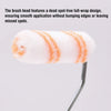 12mm Knit-Wool Painting Roller with Cage Frame brush head showcasing dead spot-free full-wrap design for smooth application.