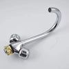 Dual Handle Chrome Kitchen Sink Mixer Tap