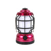 Rechargeable Waterproof Camping Lantern in red, designed for outdoor adventures and tough conditions.