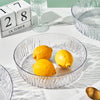 Fruit Plate Snack Serving Tray with fresh lemons, stylishly presented on a table for elegant serving.