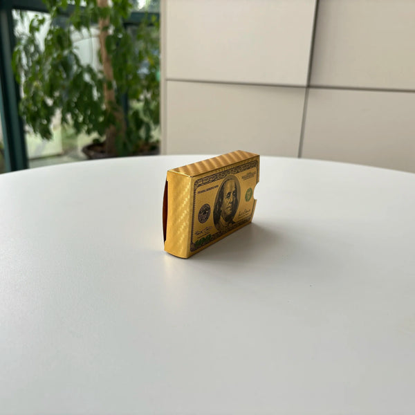 24K Gold Foil Waterproof Poker Playing Cards