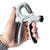 Durable Hand Gripper Adjustable Strength Trainer held in hand for grip strength training.