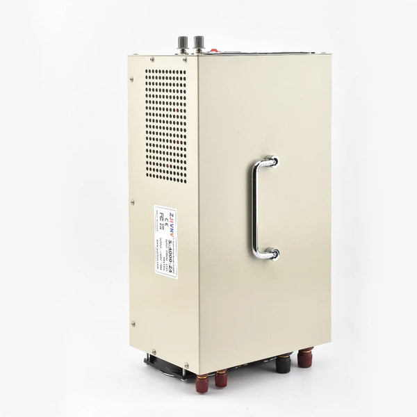4000W Switching Power Supply AC DC Unit showing a compact metal design with ventilation and outlets.