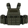 Tactical Vest Ceramic Armour Plates NIJ Level 3/4 with modular pockets and adjustable straps for enhanced protection.