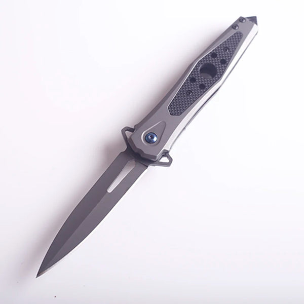 Stainless Steel Folding Survival Knife with G10 Grip
