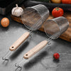 Stainless Steel Frying Basket with Wooden Handle