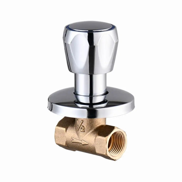Long Handle Concealed Brass Stop Valve