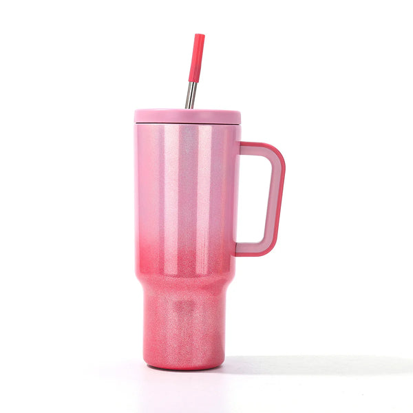 40oz Gradient Rainbow Stainless Steel Ice Tumbler