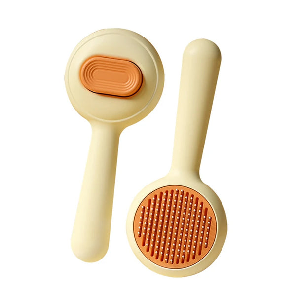 Self-Cleaning Pet Grooming Comb