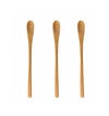 Nature Bamboo Wooden Coffee Milk Stir Spoon set of three eco-friendly bamboo spoons for stirring beverages