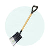 Heavy Duty Steel Garden & Construction Digging Shovel with wooden handle and steel blade for durable gardening and construction work