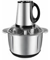 Electric 3L Stainless Steel Home Kitchen Food Processor with high-capacity bowl and sleek design.