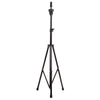 Adjustable Training Mannequin Head Stand For Wigs-Tripod featuring a sturdy black tripod design for stability.