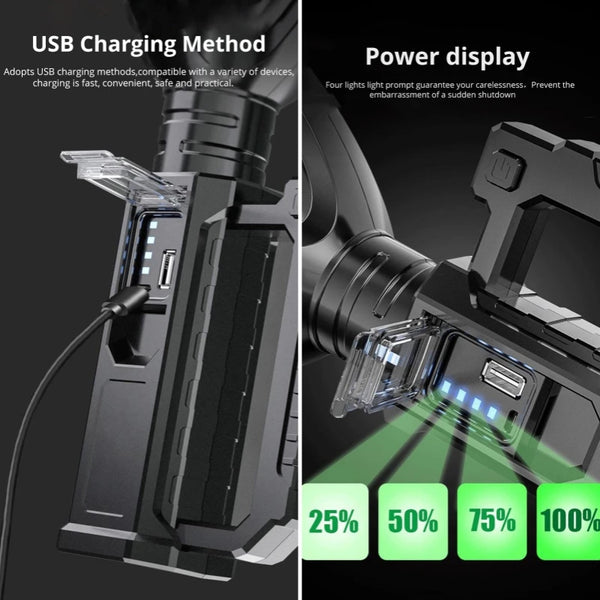 High Lumens Tactical Flashlight